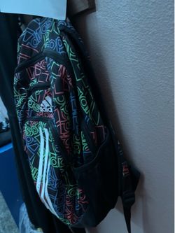 Adidas abstract black backpack