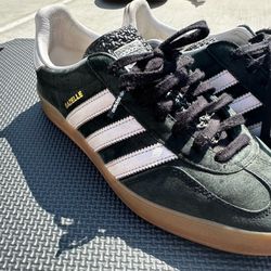 Size 9 Adidas Gazelle Indoor Core Black