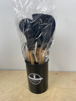 12 Piece Kitchen Utensil Set - Black
