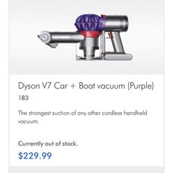 Dyson Car and Boat Vacuum