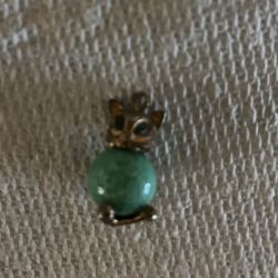 Vintage Monet Cat Charm 1960