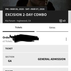 Excision 2-day pass The Forum Los Angeles
