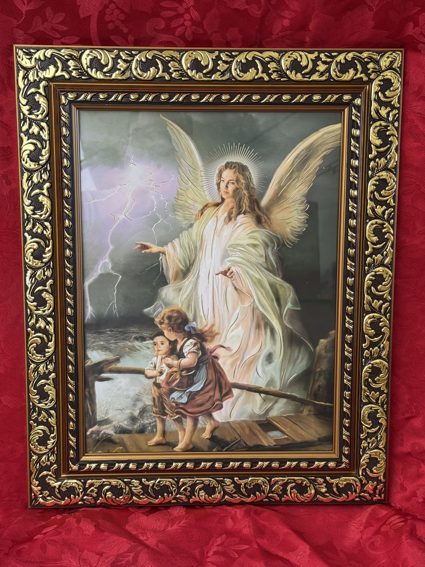 Cuadro del ángel de la guarda