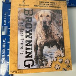 Browning Puzzle - Dirty Dog Golden Retriever 