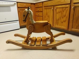 Wooden Rocking Horse