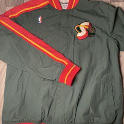 Seattle SuperSonics Jacket Size Large