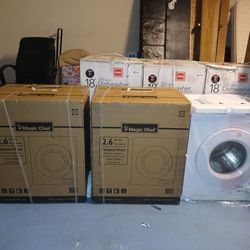 Brand New Magic Chef 2.6 cu. ft. Compact Electric Dryer – Never Used!