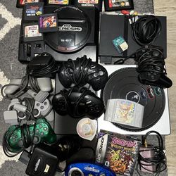 Sega Genesis PlayStation 2 Video Game Lot 