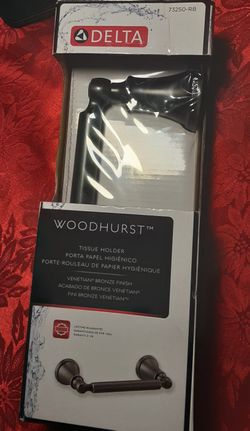 Delta 73250-RB Woodhurst Tissue Holder Venetian Bronze New Sealed
