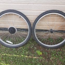 24 Inch Wheels / Rim & Tire ( Ruedas / Llantas Para Bicicleta 24 Pulgadas )
