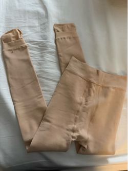 Women Fleece Lined Tights Pantyhose Warm Thermal Winter Stockings Plush Nude Size Small