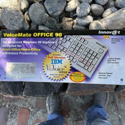 Windows 98 Keyboard W/98 Bia voice Office Software