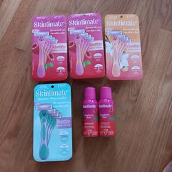 6 For $18 Skintimate Razors And Shave Gel 