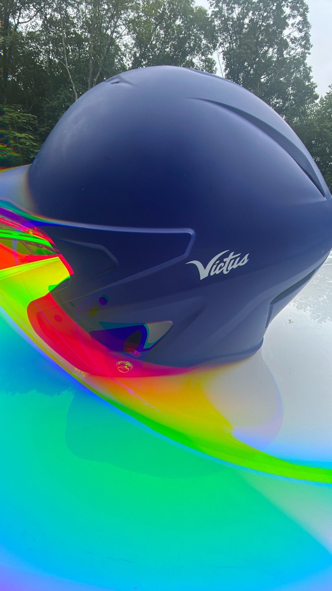 Blue Batting Helmet