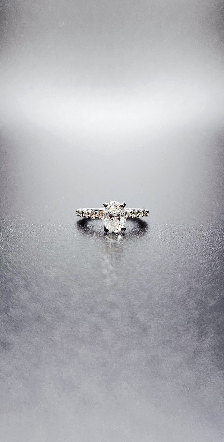 Engagement Ring 14 K 1.66 Ct