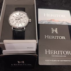 Heritor Men's Watch NEW Automatic Leather