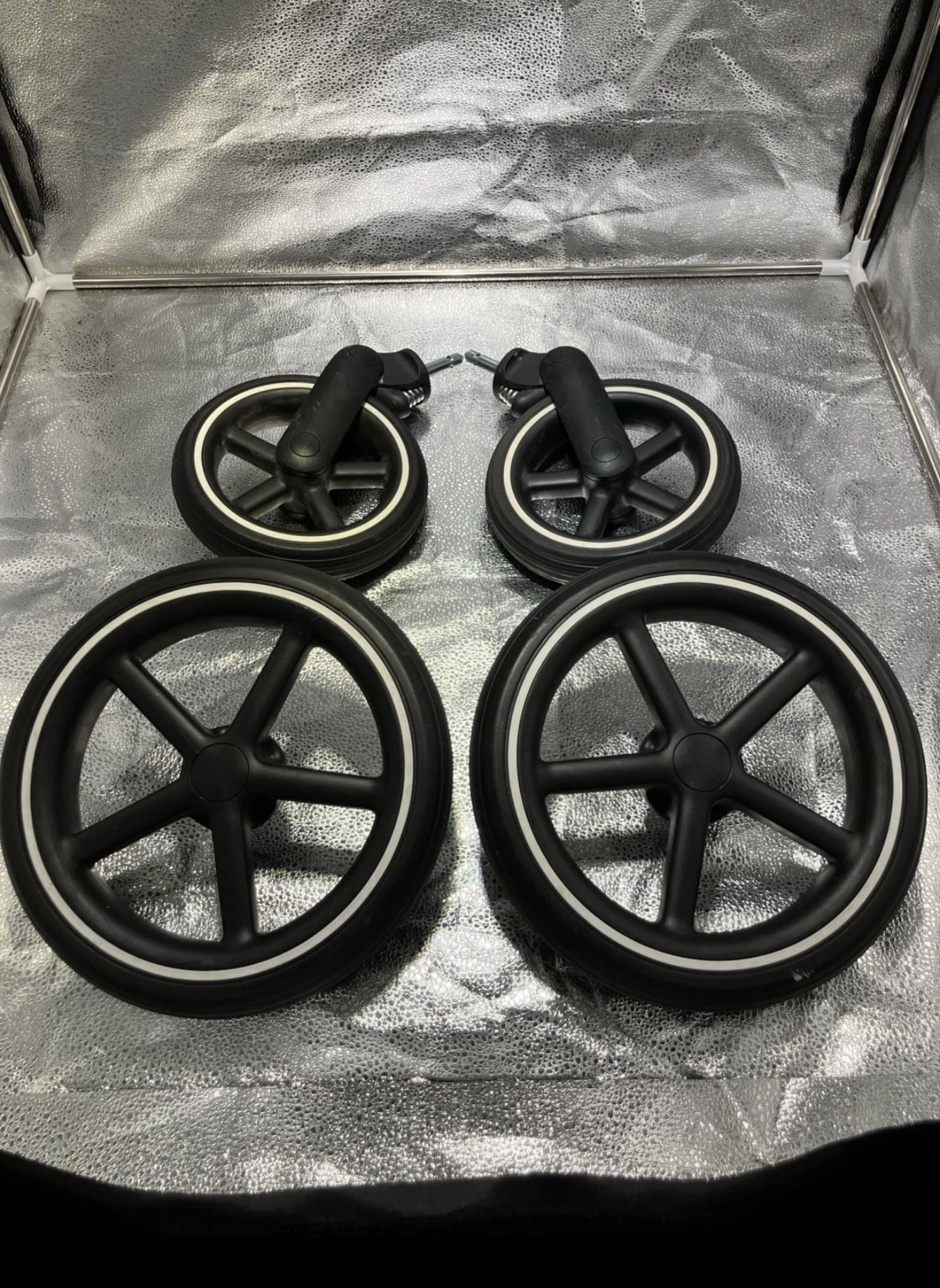 Cybex Gazelle S Stroller Wheels Set Of 4 Detachable Rims