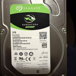 Seagate 3TB BarraCuda HDD – Fully Tested, Great Condition, Ready to Use
