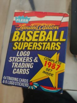 1987 fleer baseball superstars limited edition baseball card set