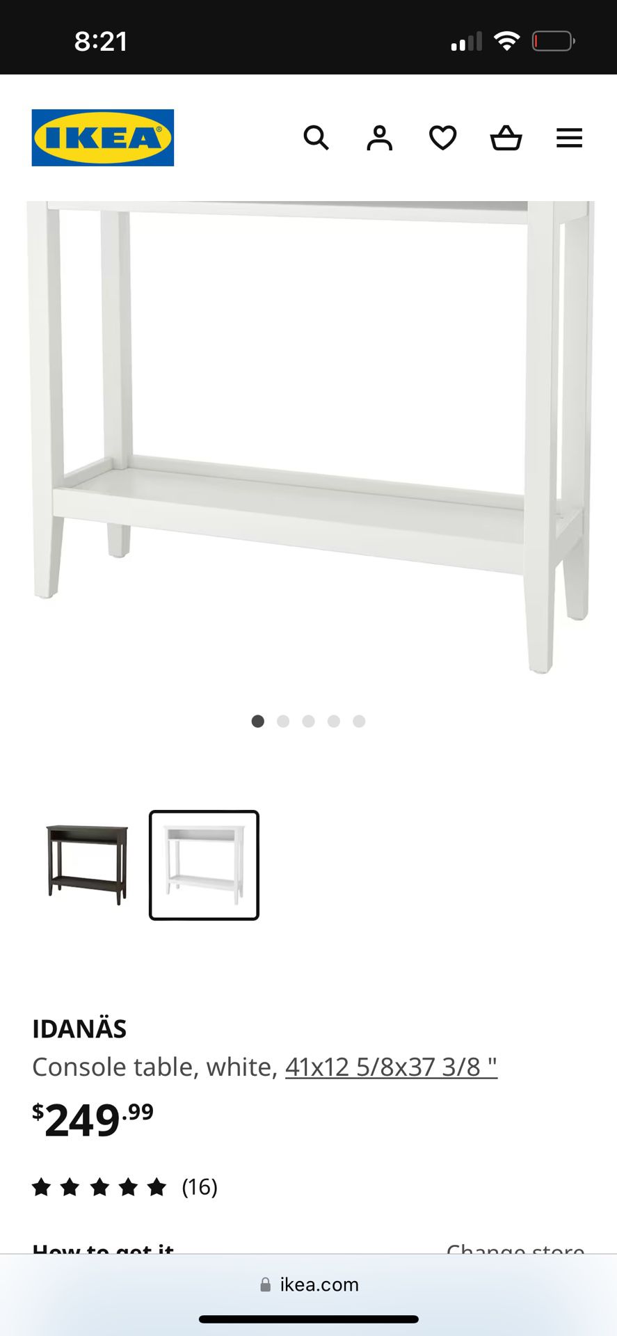 IKEA Console Table 
