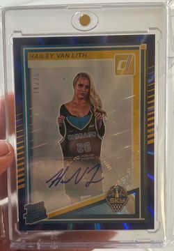 2025 Panini Donruss WNBA - Rated Rookie Hailey Van Lith #88 Blue Laser...