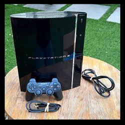Sony PlayStation 3 Backwards Compatible CECHE01 60GB Powers On, for Parts