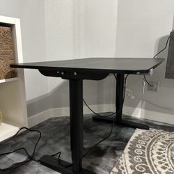 Adjustable Height IKEA Desk