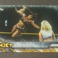 2017 Topps WWE Ember Moon #NXT-26 Defeats Billie Kay Liv Morgan Women's Division Wrestle World Wrestling Card Sports Collectible Trading Pro 