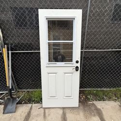 Exterior Door With Window 