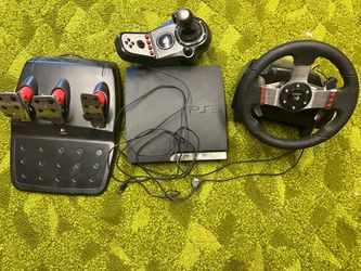 Logitech Wheel, Pedals, Shifter & PS3