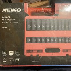 NEIKO Impact Socket Set