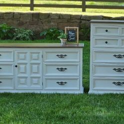 Bedroom Set,  Dresser,  Chest Of Drawers,  2 Nightstands 