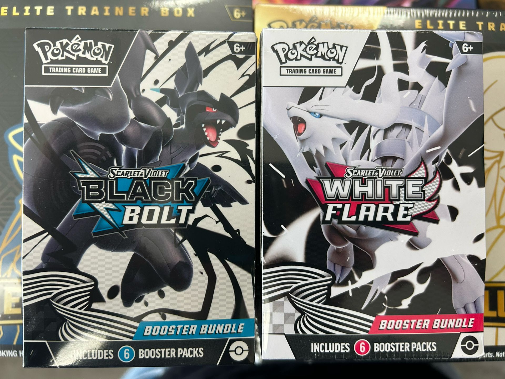Pokemon Black Bolt White Flare Booster Bundle 