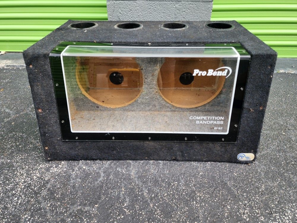 Pro Bend Speakers Box 12 Inch Subwoofer
