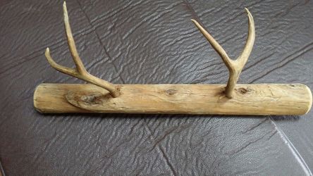 Deer antlers hanging rack