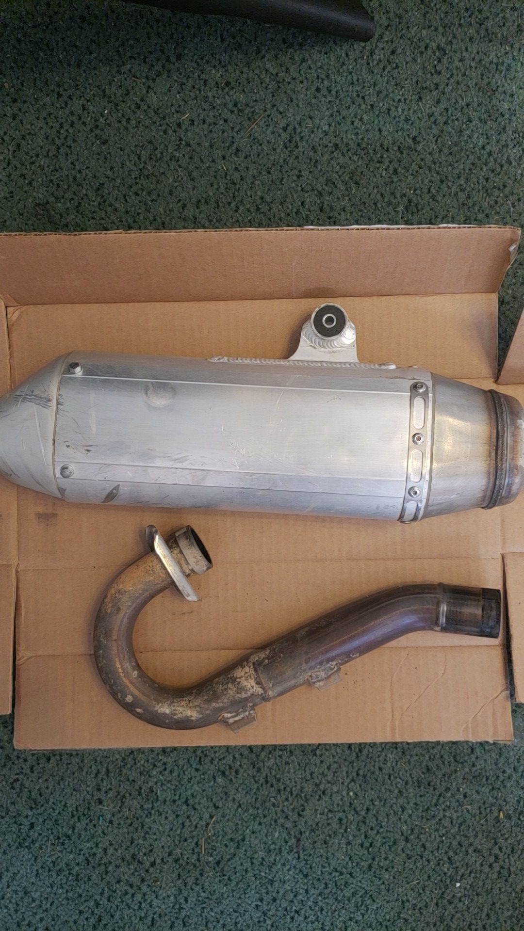 Suzuki RMZ250 stock Exhaust