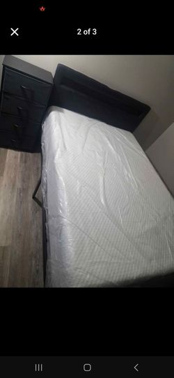 Full size bed with frame!