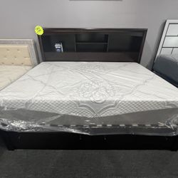 Full Bed Frame With Storage 🎈🎈🎈