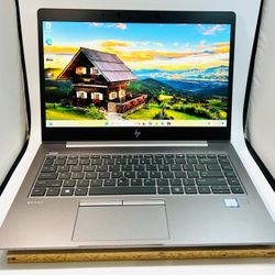 HP Zbook 14U G6 i5-8265u 1.8Ghz 8GB 256GB Radeon Pro Wx3200 4GB-VRAM Video-photo Editing