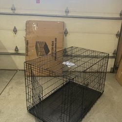 New 48x28x30 large dog cage (double door )