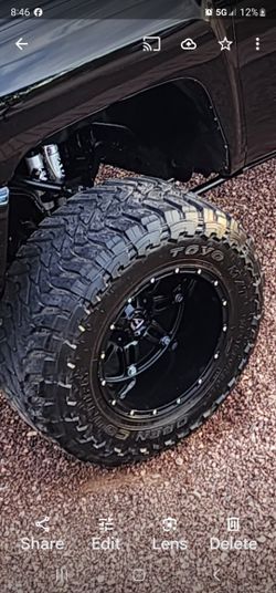 20x14 Fuel Wheels/Tires 8x6.5 Chevy/Ram
