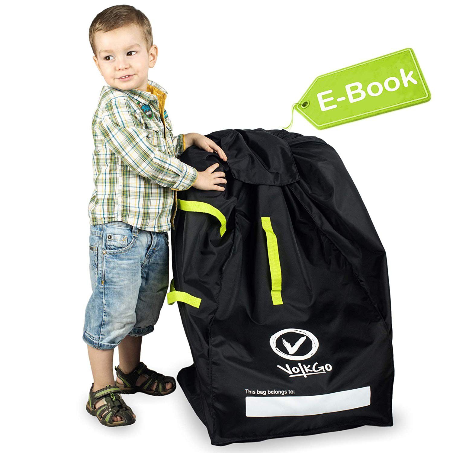 Durable Car Seat Travel Bag with E-Book