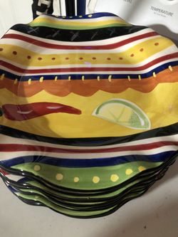 Chili pepper by home plates 10.5”