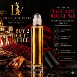 Baccarat Rough Inspired Fragrance Body Oil