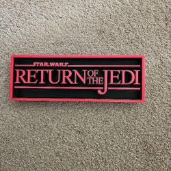 Return Of The Jedi Business Collectors Retail Display Logo Sign
