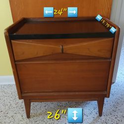 MCM Cherry End Table/Nightstand 