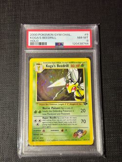 Pokemon Koga’s Beedrill PSA NM-MT 8