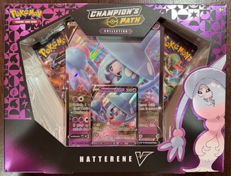 Pokémon TCG Champion's Path Hatterene V Collection Box