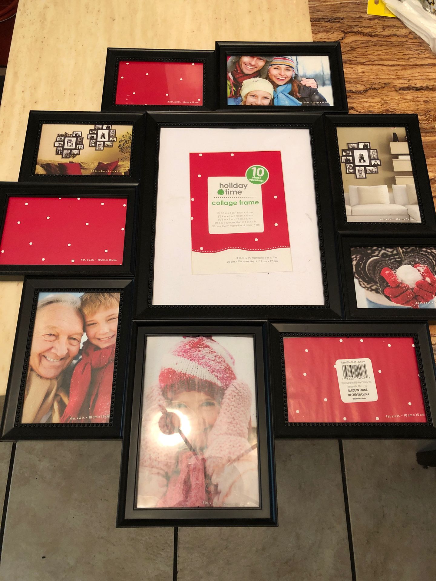 10 photo collage frame