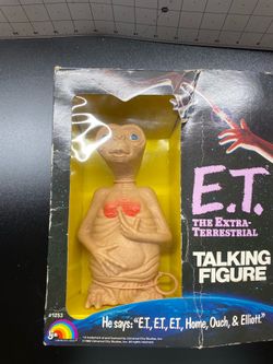 Vintage 1982 LJN E.T. Talking Figure #1253 in Original Box